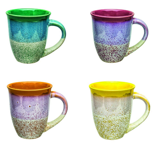 Screenshot_2019-09-08 Amazon com Mug Set of 4 - Unique Glazed Ceramic 16 Ounce Coffee Mugs and Tea Cups - Gorgeous Design K[...]